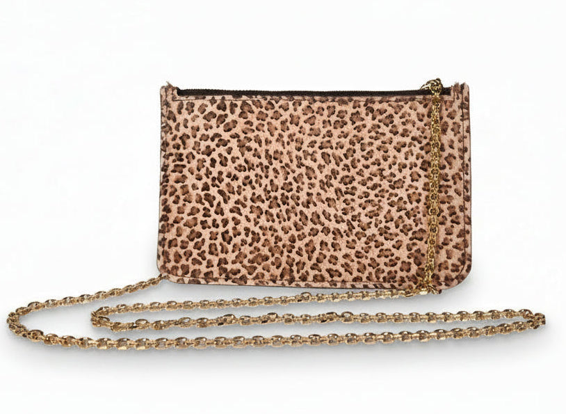 Pochette in pelliccia di agnello Maculata - Amélie