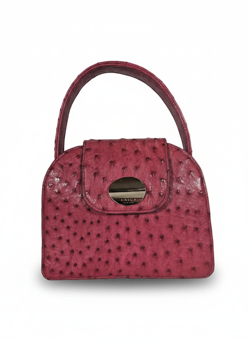 Borsa in pelle di Struzzo  - Alice