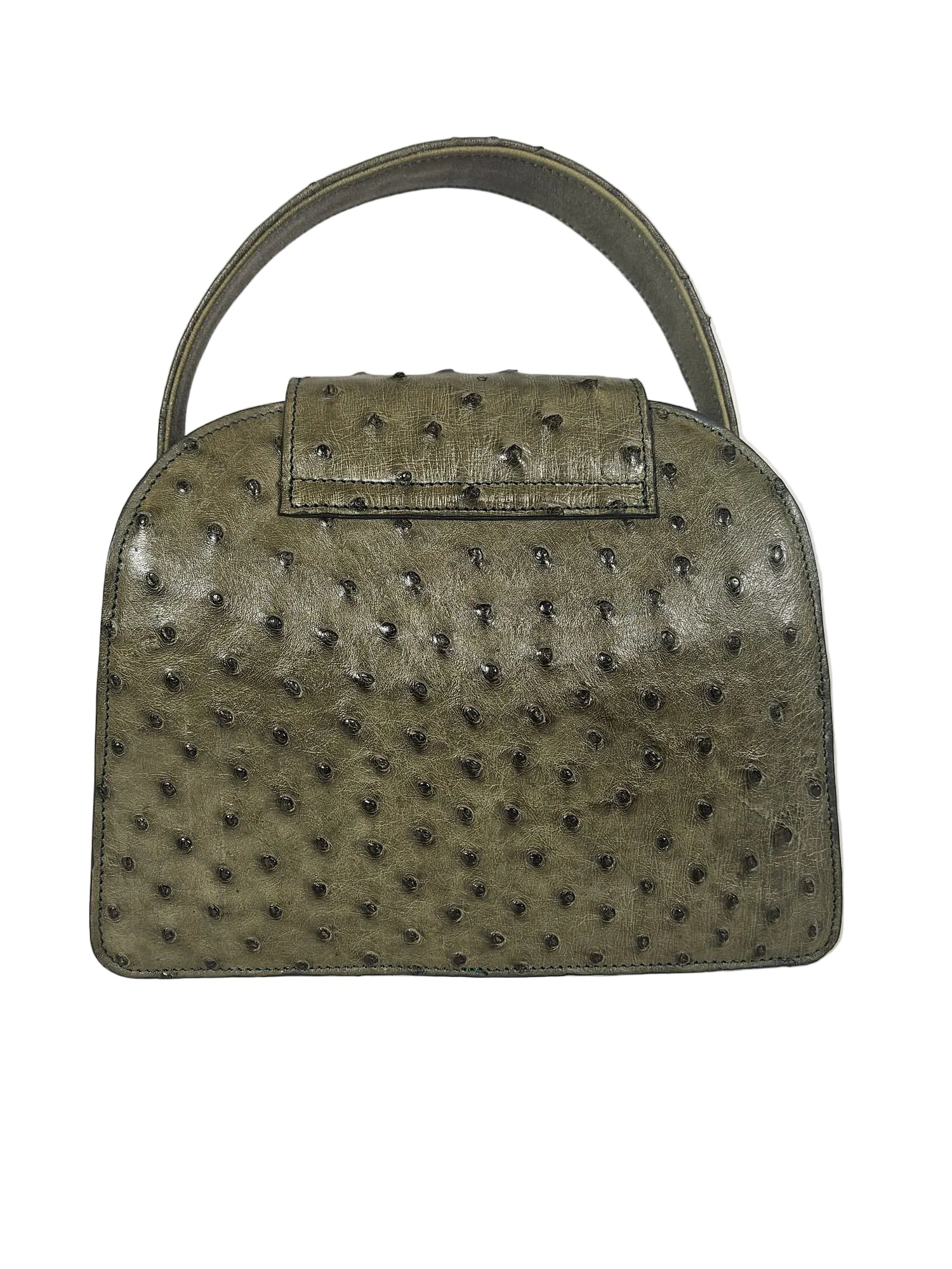 Alice  - Pelle di Struzzo verde