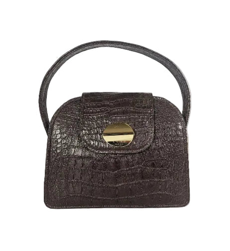 Alice - Pelle di coccodrillo marrone