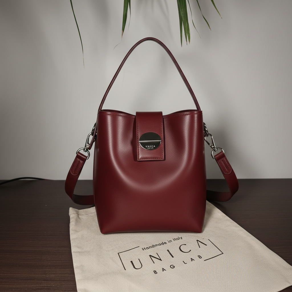 Maia - Pelle di vitello bordeaux