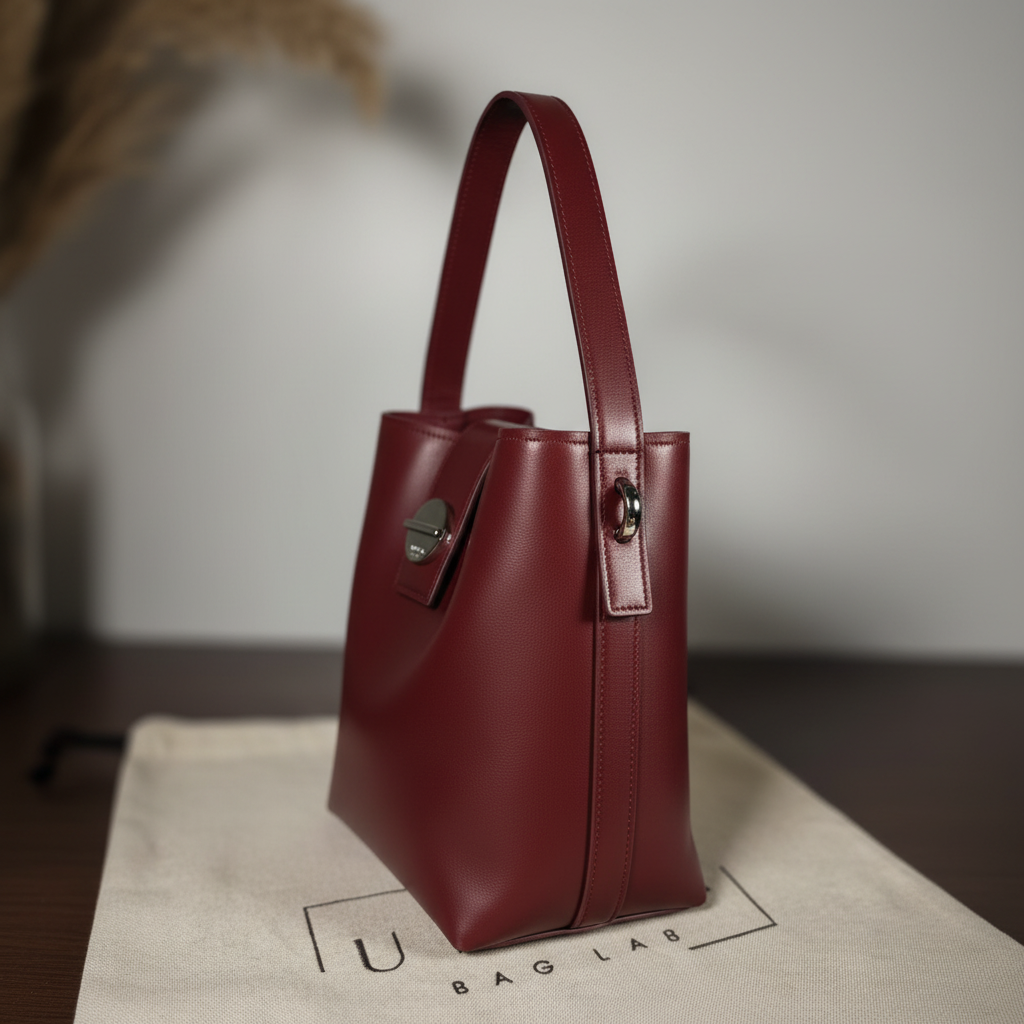 Maia - Pelle di vitello bordeaux
