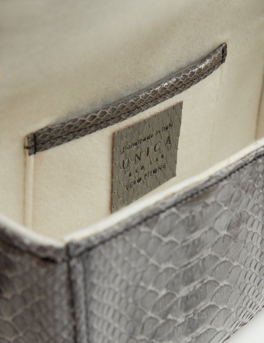 Cécile - Gray Python Skin